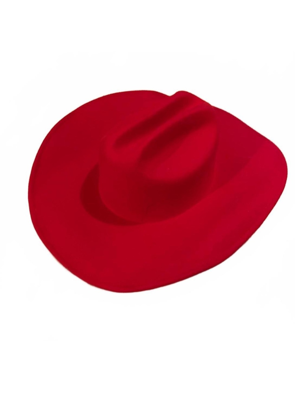 12th Tribe Red Felt Cowboy Hat Size Small